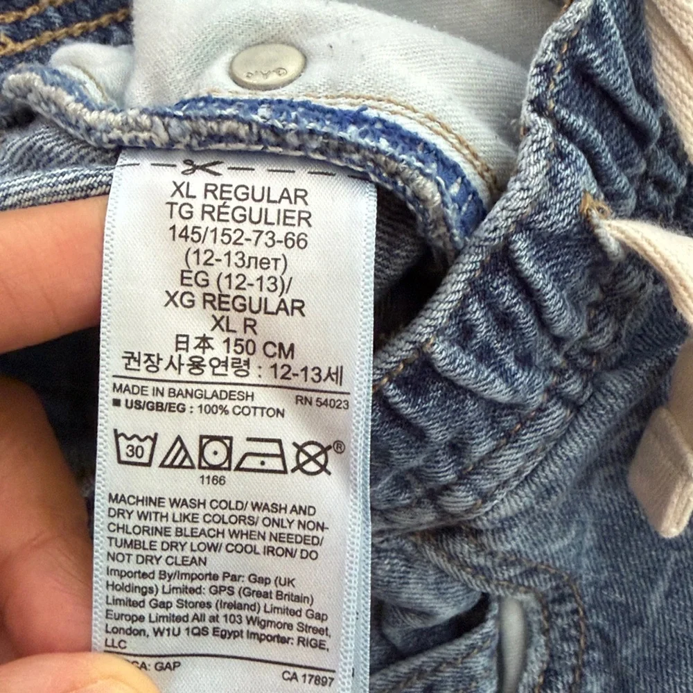GAP KIDS Light Blue Denim Pull-On Shorts